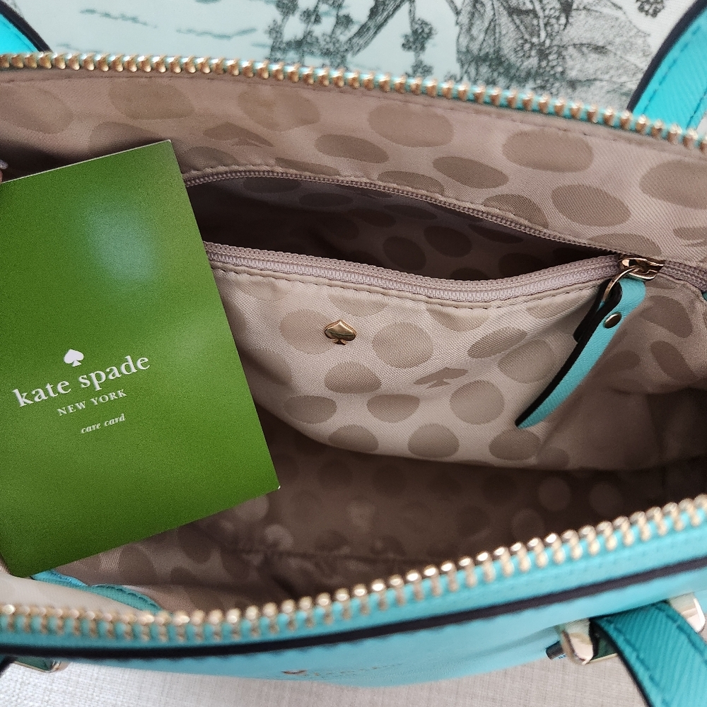 NWOT Kate Spade Mint Cedar Street Maise Leather Satchel - Picture 4 of 16